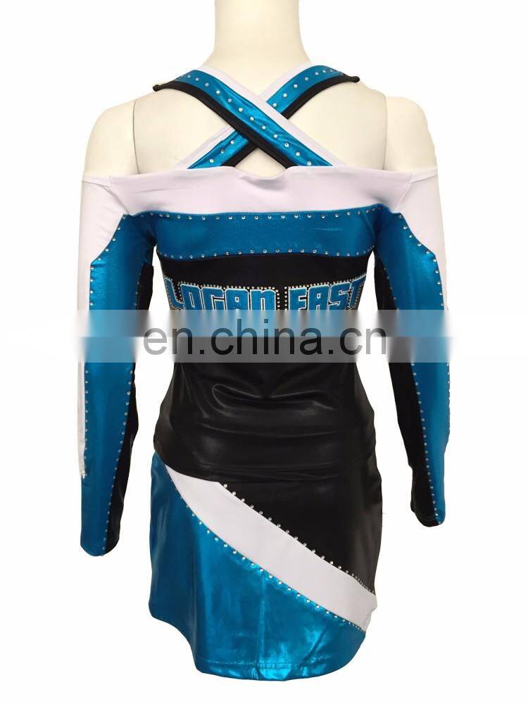 Girls Quick Dry Soft Custom Design Wholesale Cheerleader Uniform