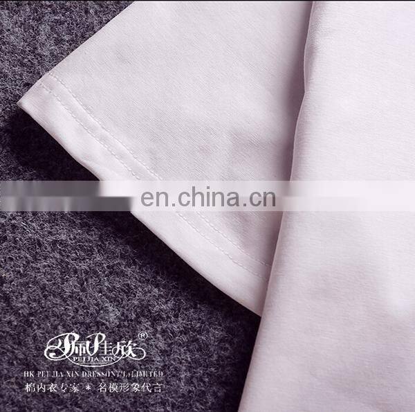 Peijiaxin Fashion Design Casul Style High Quality Cotton Bulk Printing Plain Cotton T shirt