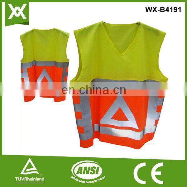 Factory made safety high visibility traffic security warn triangle