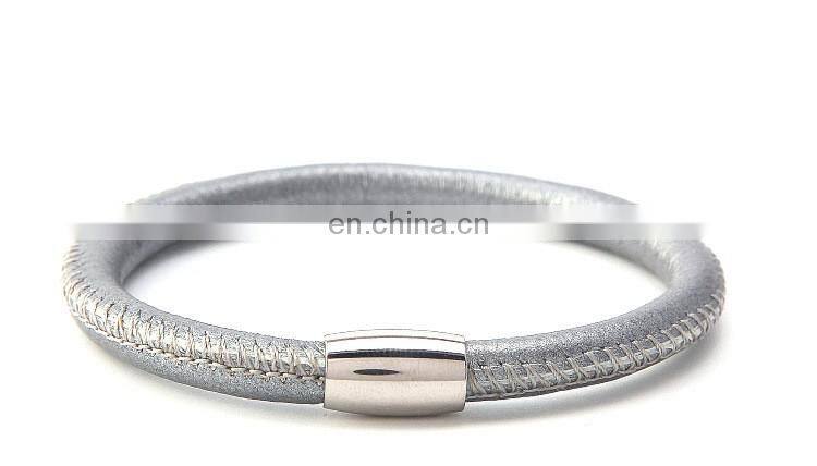 Wholesale Beaded Leather Bracelet Brown Leather Watch Bracelet For Women