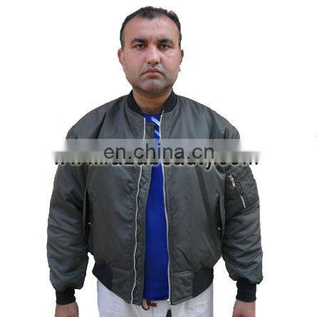 Nylon Flight Jackets, Nylon Bomber Jackets, Nylon Pilot Jackets, Brown MA1 Bomber Jackets