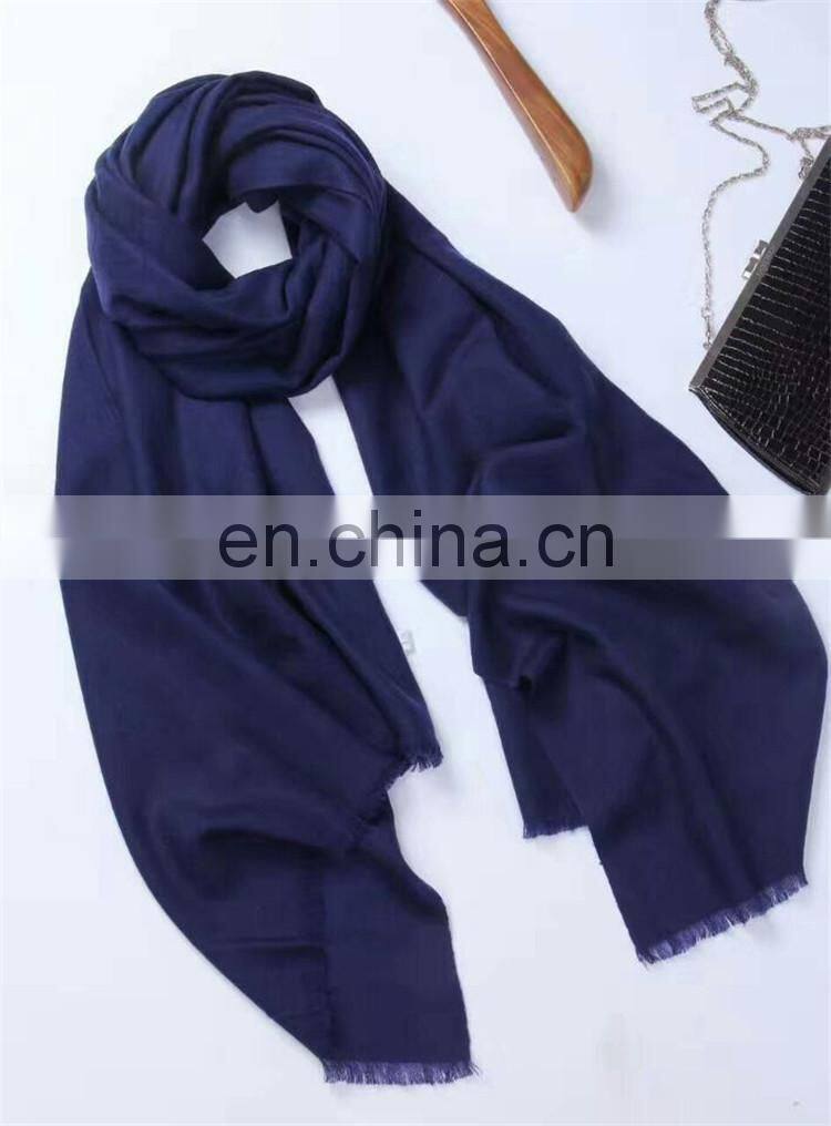 worsted 80s cashmere diamond pattern thin soft shawl autumn winter lady plain color jacquard pashmina scarf