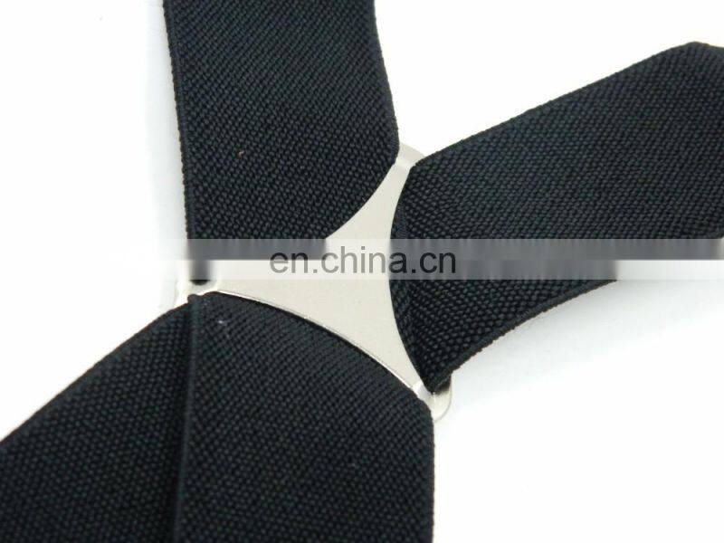 Top high quality X Style Various colors elastic suspenders for boys and girls