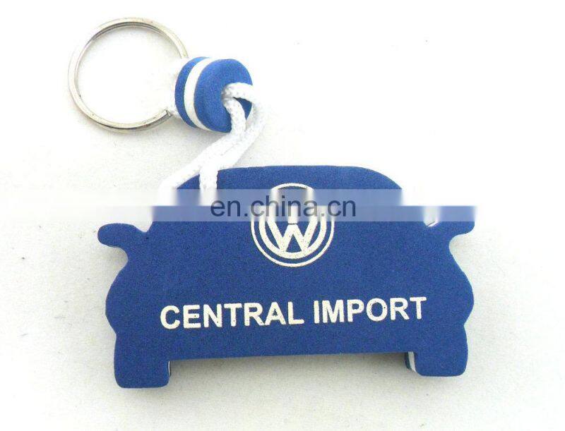 custom printing floating EVA foam keychain