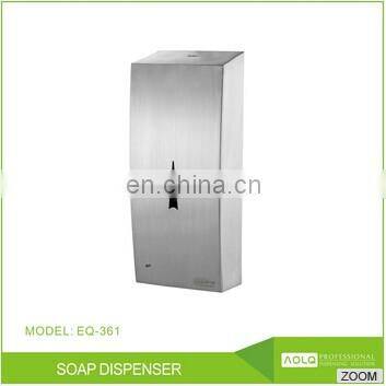 Unique refillable stainless steel elbow handwash soap and shampoo dispenser