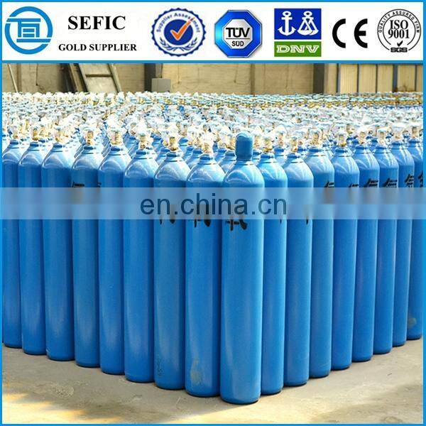 SASO Certificate Seamless Steel N2O/O2 Gas Medical Oxygen Cylinder