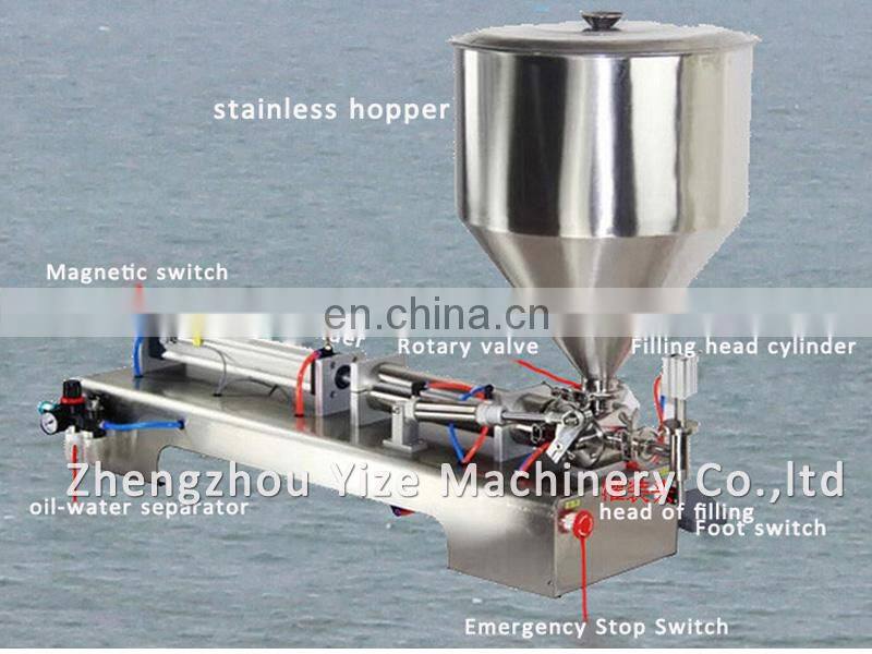 Semi-automatic Honey jar filling machine / ketchup filling machine