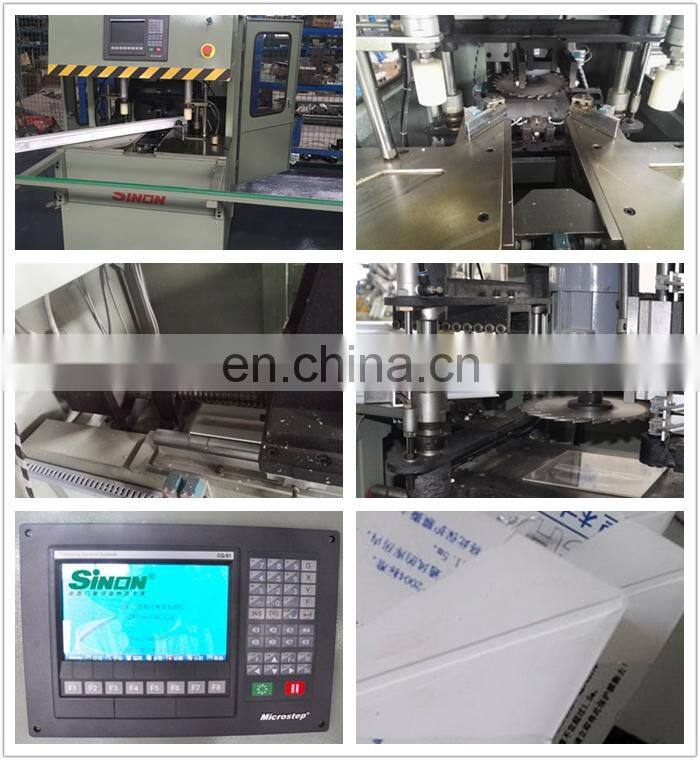 pvc upvc window and door profiles cnc window corner cleaning machine