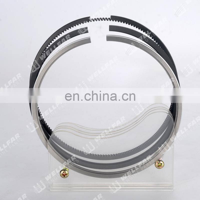6CT ISCengine parts cylinder liner piston piston ring set 3802429/3802258/4089644/4089643 114*3.5+3+4mm
