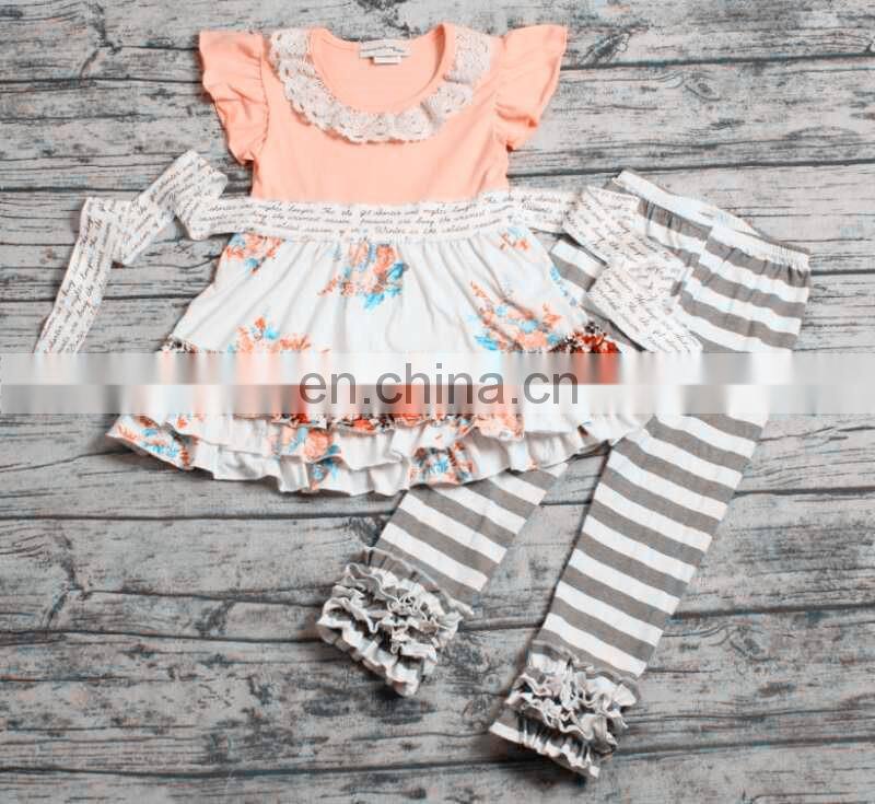 2018 Family matching clothing cute daughter shirts boutique girl clothing