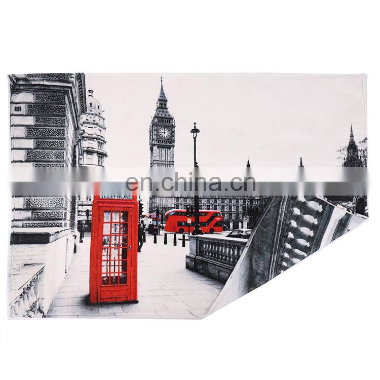 Custom Soft 3D Digital Print Screen Print Blanket Flannel Fleece Thick Throw Blanket With Good Color Permeability