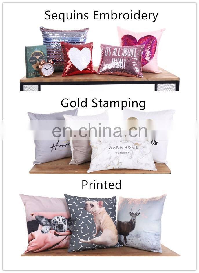 Promotion Factory Price Provide Home Decor Crushed Velvet Silver Pillows Cushion In Stock