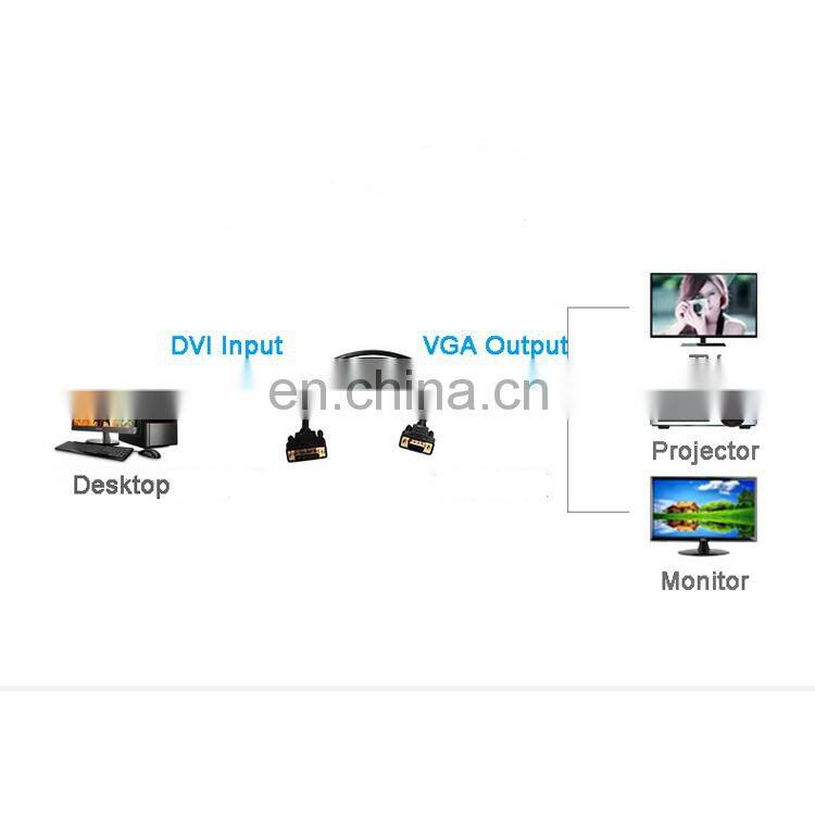 environmental PVC black or bule vga cable 50 meters