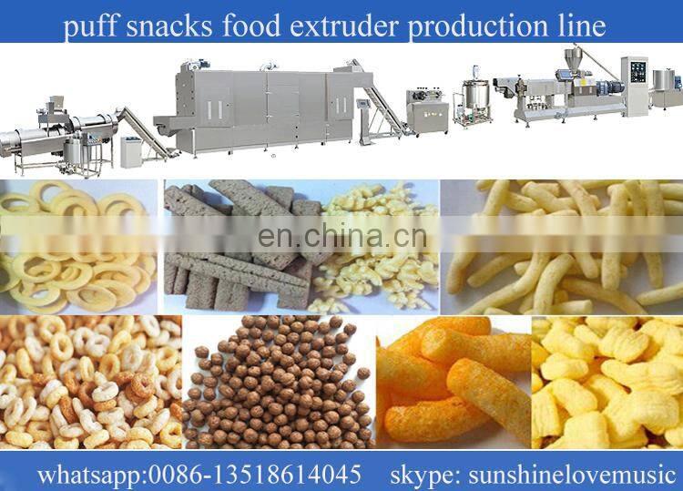 Top Quality China Suppliers Manufacturers Puff Snacks Making Machine Machines Equipment