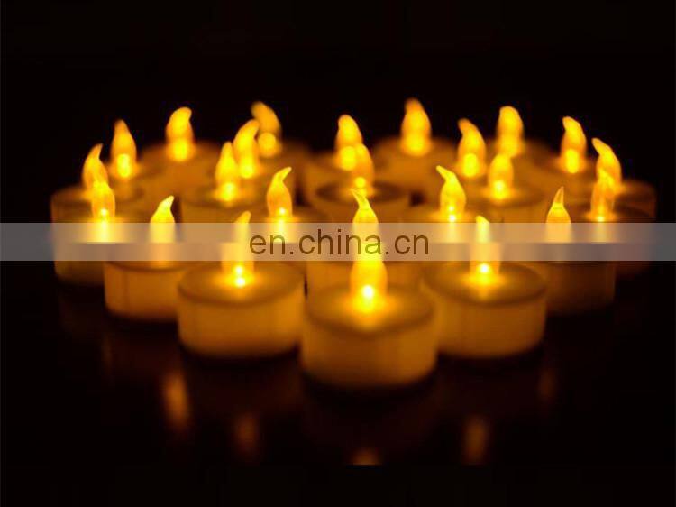LED Candle Yellow Flickering Flameless Tea Lights
