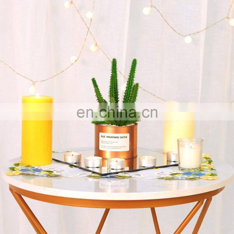 12" ROUND MIRROR TRAY WITH ROUNDED EDGES CAN BE USED FOR MANY THINGS,CANDLES,FLOWERS, CRYSTAL ETC.