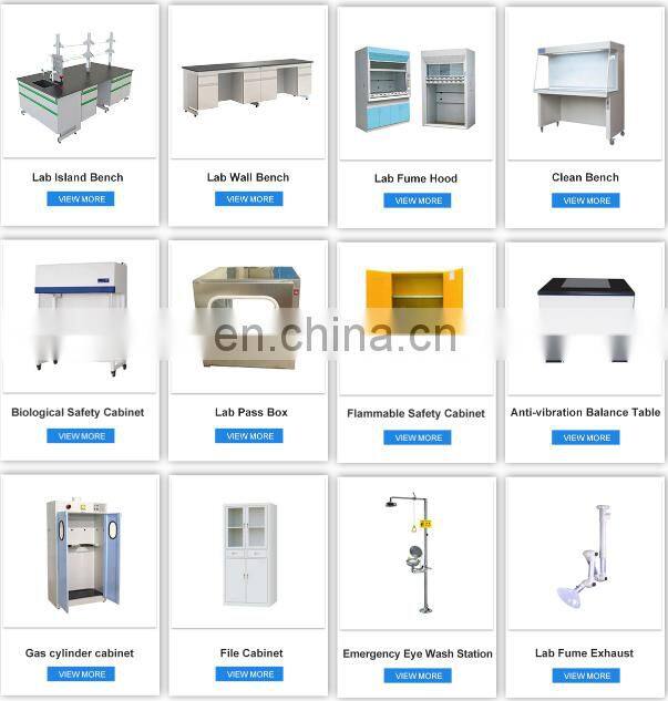 Ho Pui Laboratory Furniture Acid and Alkali Resistant 1800x800x2350mm PP Material Laboratory Fume Hood Price