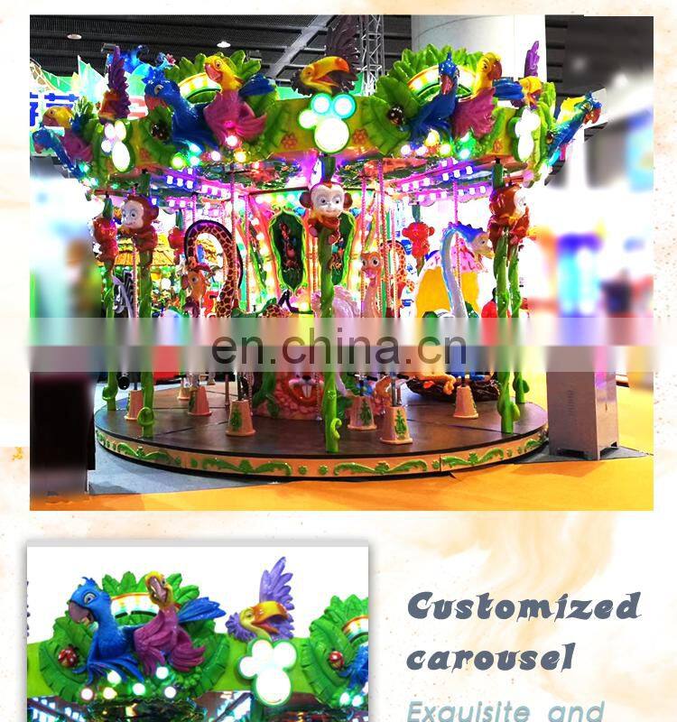 Zoo Adventure Park Kiddie Carousels Rides For sale price