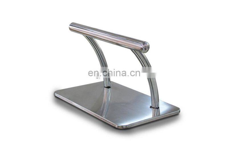 stainless steel footrest hairdressing shop