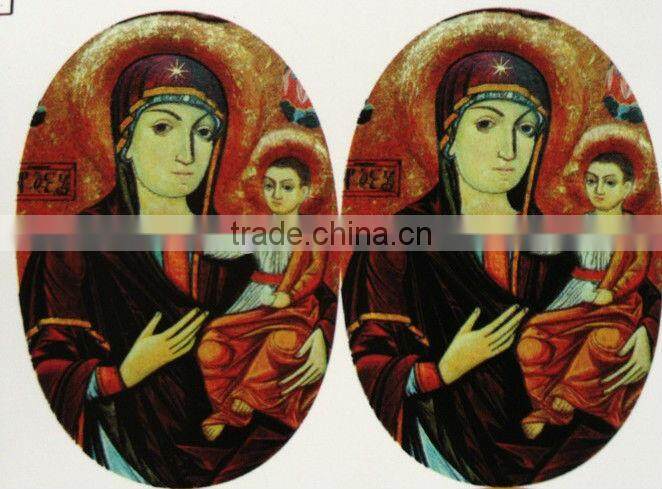 OEM 3d pictures of jesus christ print label sticker