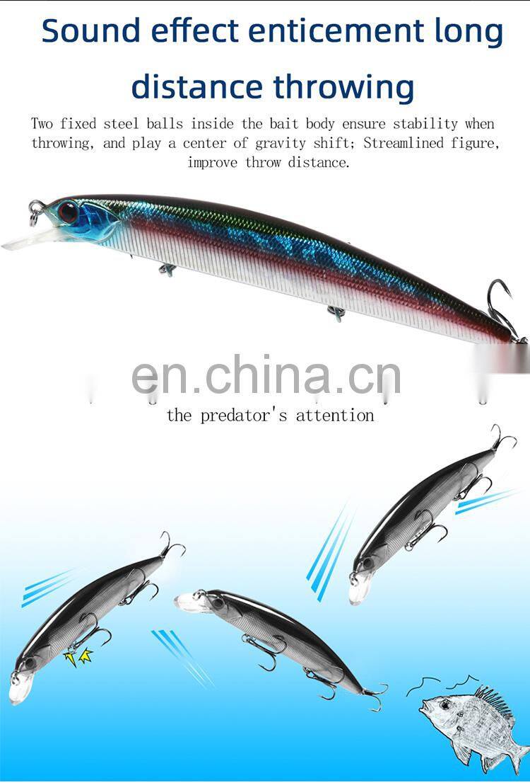 13cm 20g lifelike painting floating stickbait pesca bait fishing lures minnow