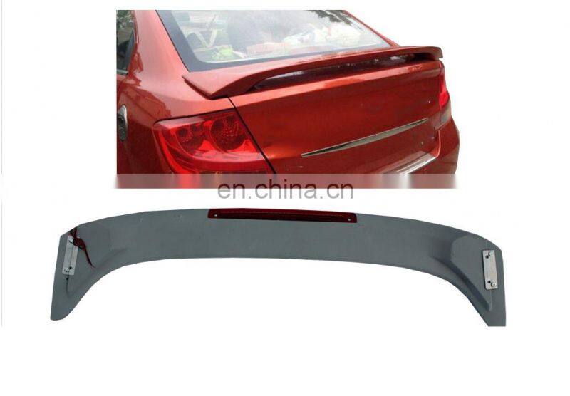 Car Rear Trunk Spoiler Rear Wing ABS Material With Lamp For Chevrolet Sail