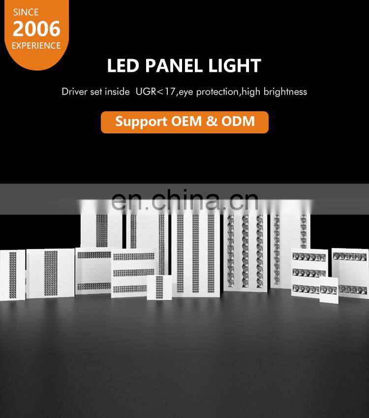 ALLWAY Commercial 4000K Recessed Ceiling Lighting Office Meeting Room LED Panel Lamp Light