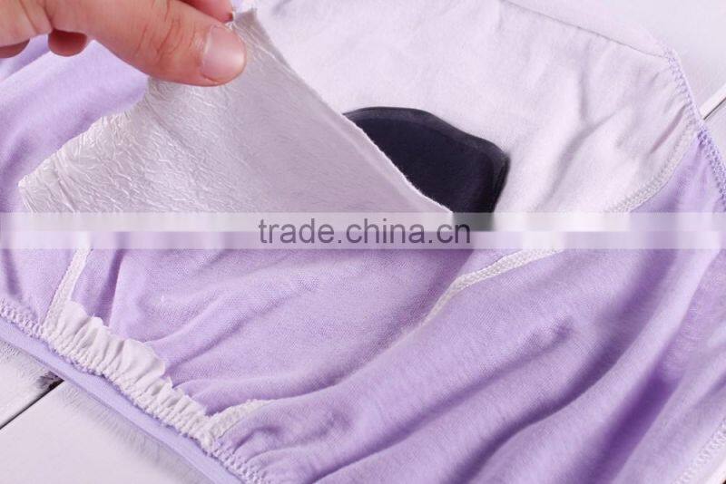 Disposable cotton woman menstrual period leakage-proof underwear