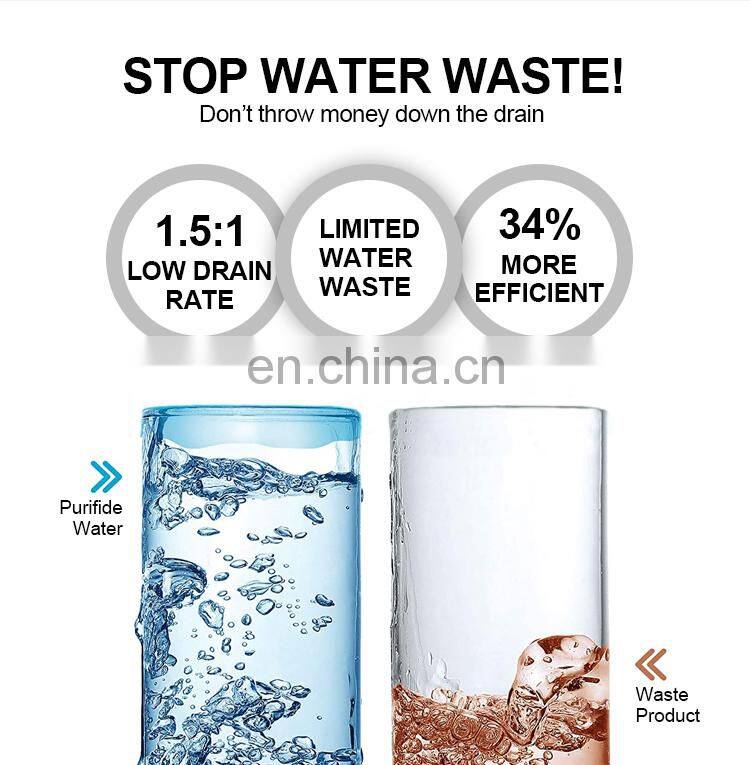 Quality 400GPD RO Water Filtration System Reverse Osmosis Water Purifier for home use