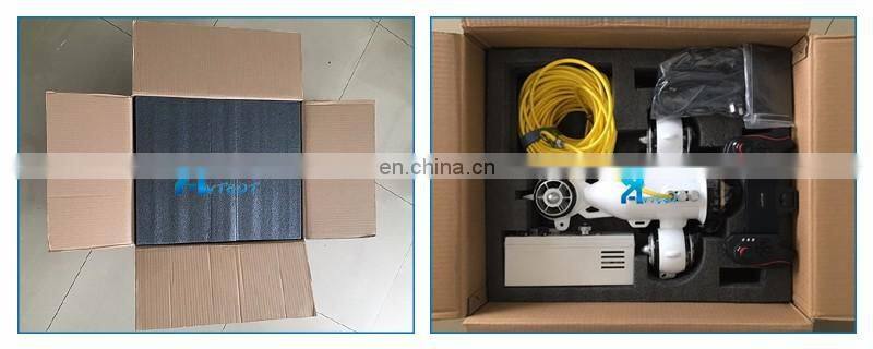 75m blue tooth controlled underwater drone with hd camera