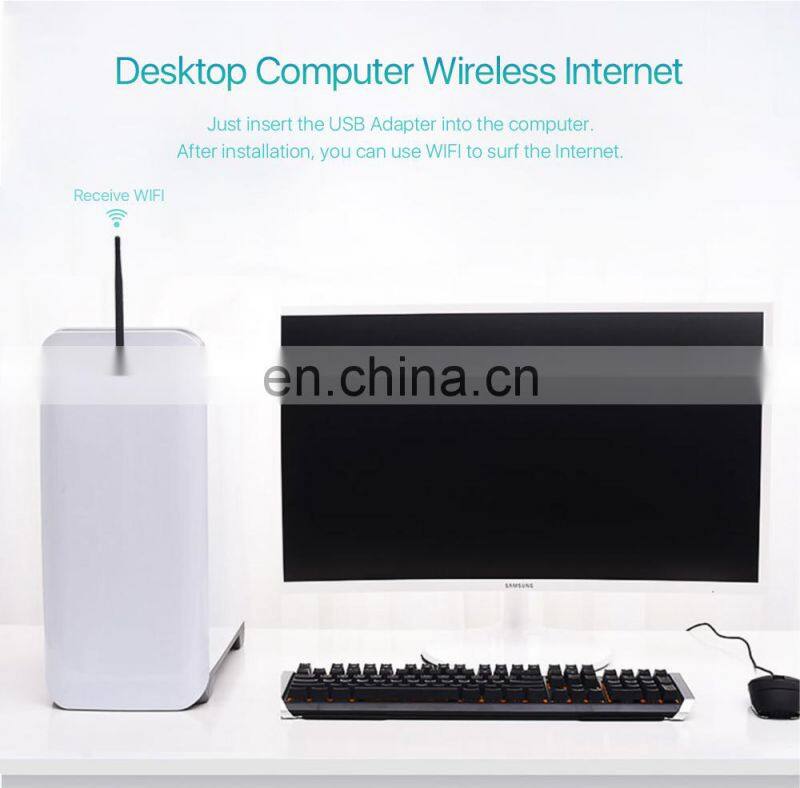 Lyngou LG518 High Quality Mini USB Wifi Adapter Antenna PC USB Wi-fi Receiver Wireless Network Card