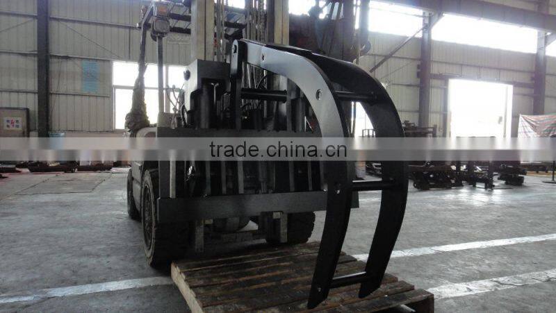 Handbarow forklift attachment steel pipe clamp