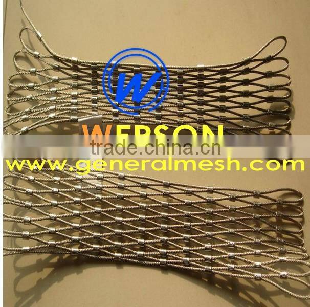 agriculture anti bird aviary mesh / net ,stainless steel stadium wire mesh ,hand woven or ferruled | generalmesh
