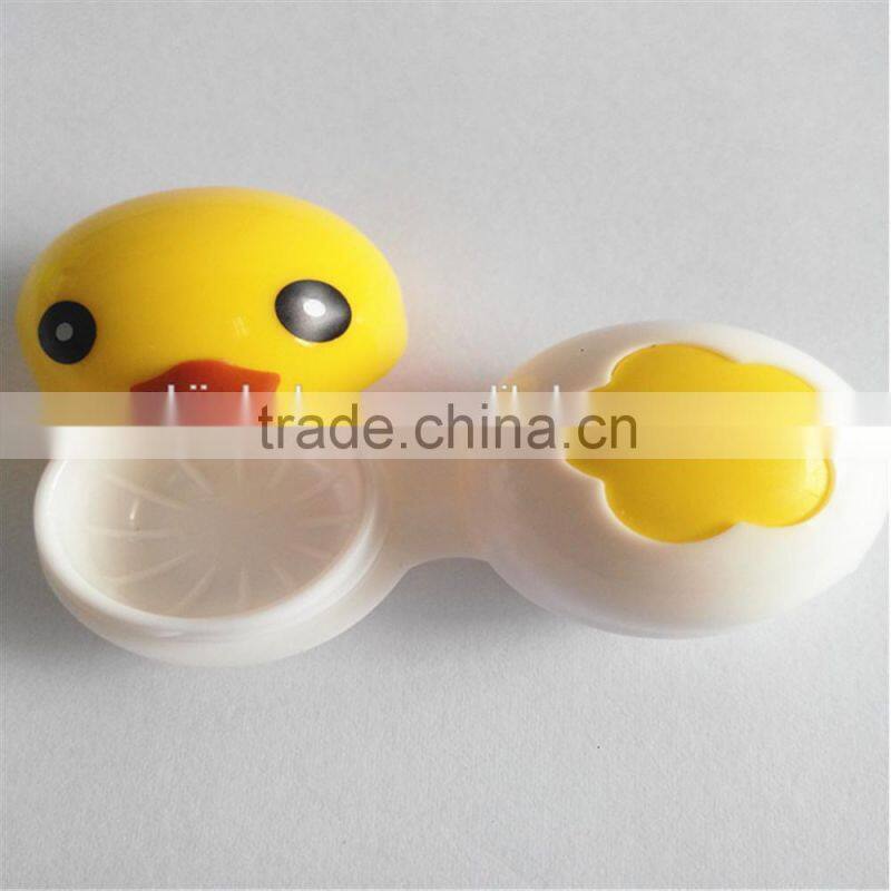 2015 mini duck fancy solution contact lens container