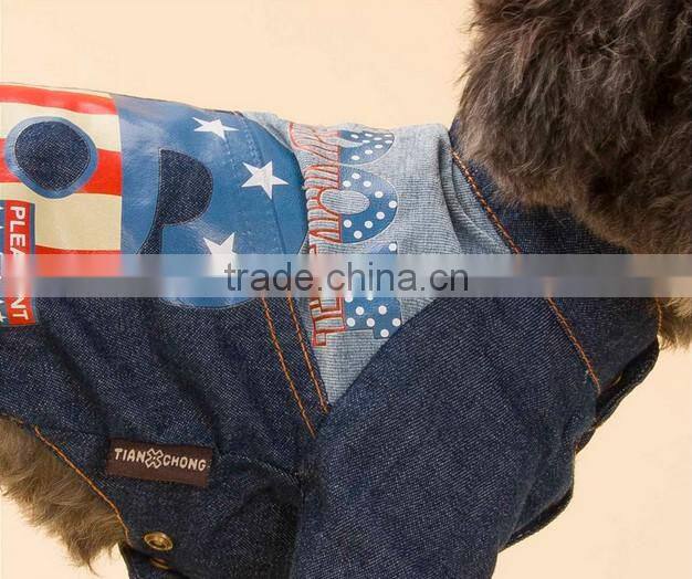 cowboy mix color dog outfits pet dog clothes for Teddy