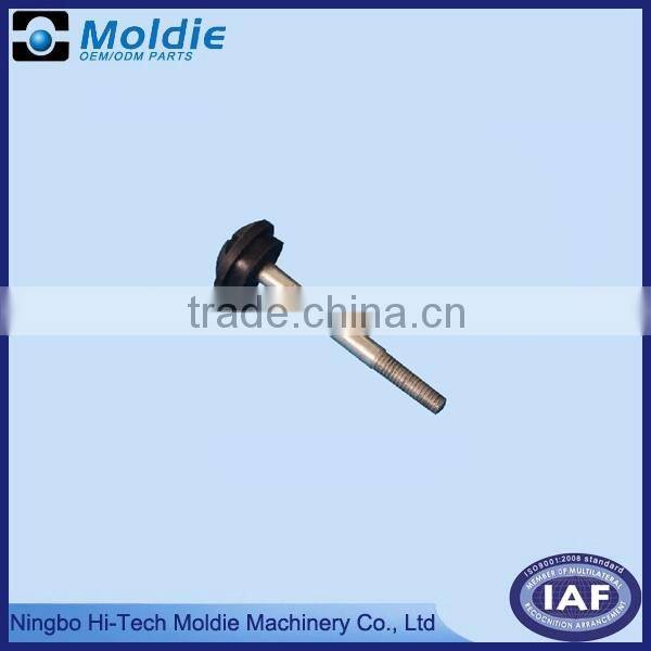 metal furniture parts with a plastic cap