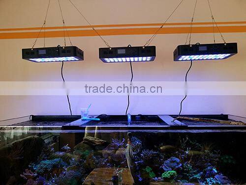 Marine led aquarium light fixture, 120w saltwater coral reef led aquarium light for 24inch 60cm reef tank