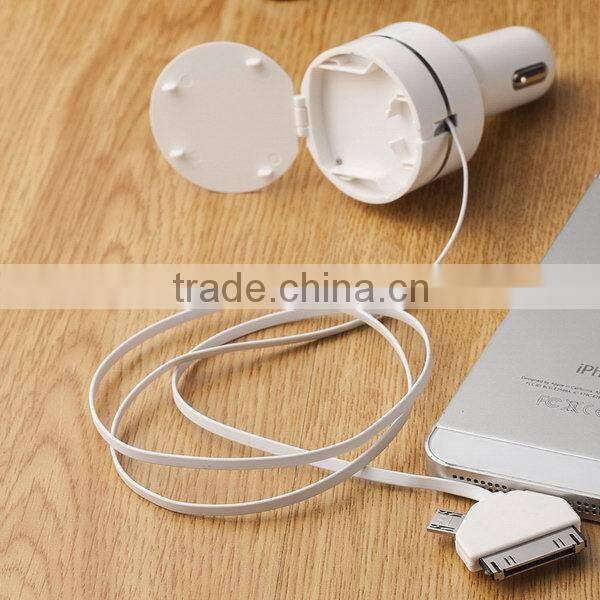 Quality promotional ring light car charger