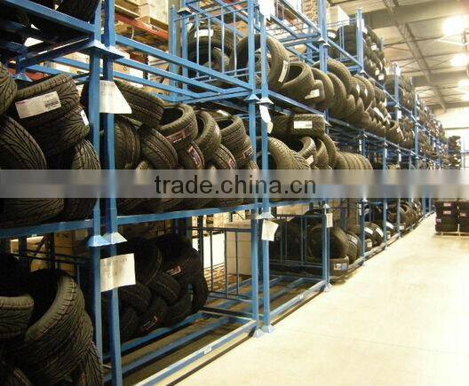 Stacking detachable steel tyre rack for storage