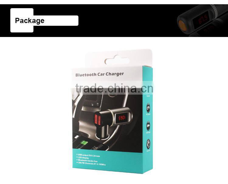 Mini Bluetooth FM Radio Broadcast Transmitter fm Car Transmitter Fashion Looks Bluetooth Adapter Cheap