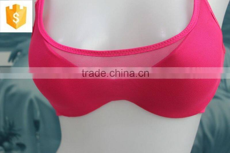 The sweet girl tie type sports bra