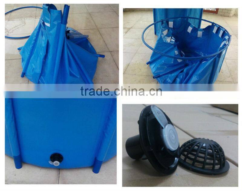 Folding Collapsible Polygon Fish Ponds for Aquaculture