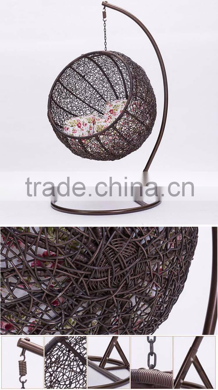 Hammock Rattan Swing Hanging Chair Suspension Seat Lounge Egg Shaped Indoor Swing Chair