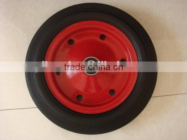 hand trolley 15" solid rubber wheel 15 inch