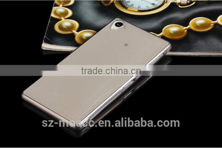 Hot selling soft clear transparent TPU case for sony xperia z3
