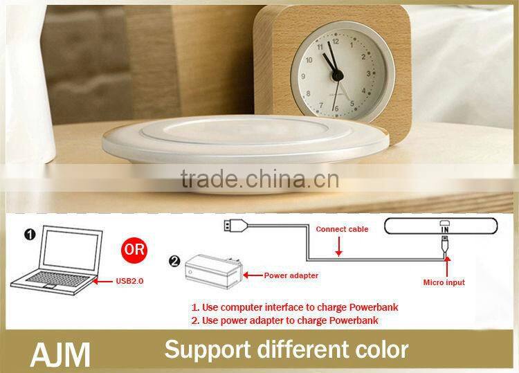 wireless charger power bank with USB Port & USB Cable +Wireless Charging for For Android