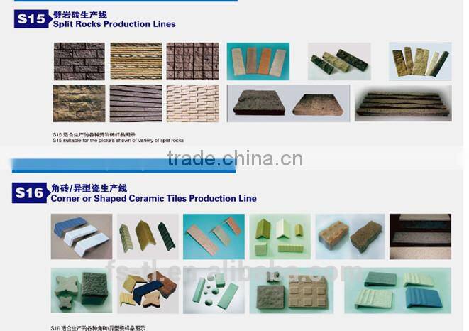 Ceramic Roofing Tile Moulding Machine/ Roofing Tile Mould Series