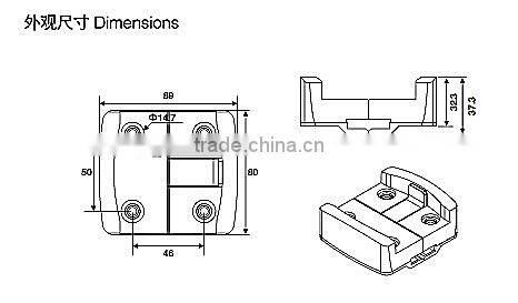 Keyless glass door push button locks