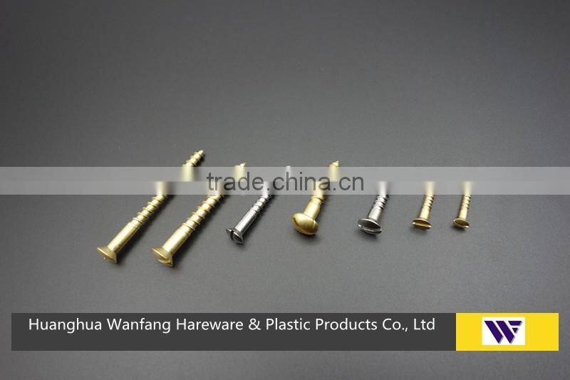 DIN 95/96/97 Slotted raised csk head wood screws