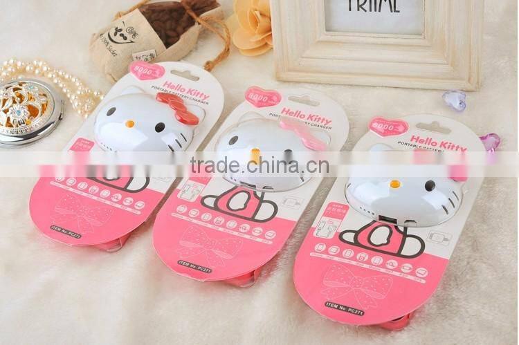 HelloKitty cute mini universal power bank charger XHB-HY